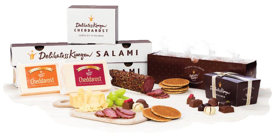 Populära även som företagsgåvor till kunder och anställda. Produkterna levereras i presentförpackningar.