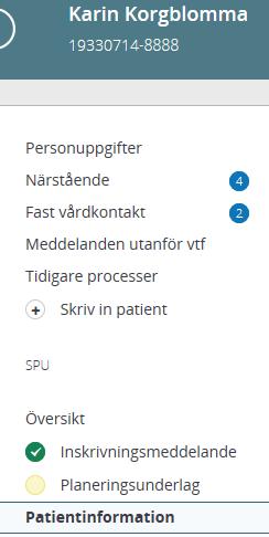 Överflyttning av patient till annan avdelning i region