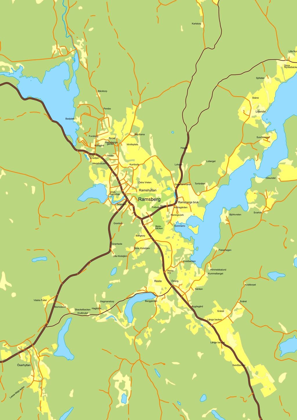 Kartbilder med prickmarkeringar: Ramsberg (Kloten) Favoritplats,