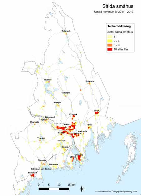 Småhus Denna första del av rapporten behandlar försäljningar av småhus och fokuserar, som nämndes i avsnittet data, på alla sorters småhus förutom fritidshus som inte inkluderas i småhusens analyser.