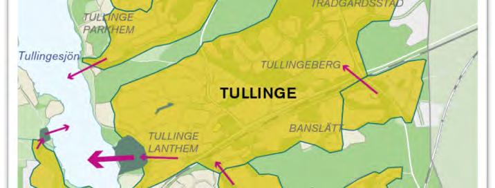 Dimension på dagvattenledning i gatan är Ø 400 betong (Info från Eva Hagland, Botkyrka k:n).