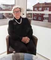 Birgitta ser ännu fler fördelar med boendet: Jag trivs jättebra här och det känns tryggt med människor omkring mig.