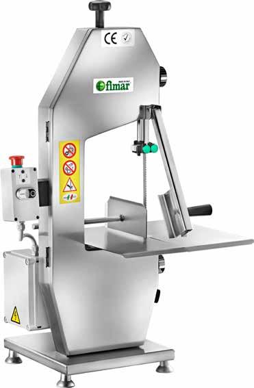 Kötthantering 02-SE1830 Köttsåg Fimar anodiserat aluminium 630x450x970 400V - 0,75kW 02-50C1P Köttblandare Fimar 25-50 kg 800x470x1030 400V - 1,50kW 02-PH85