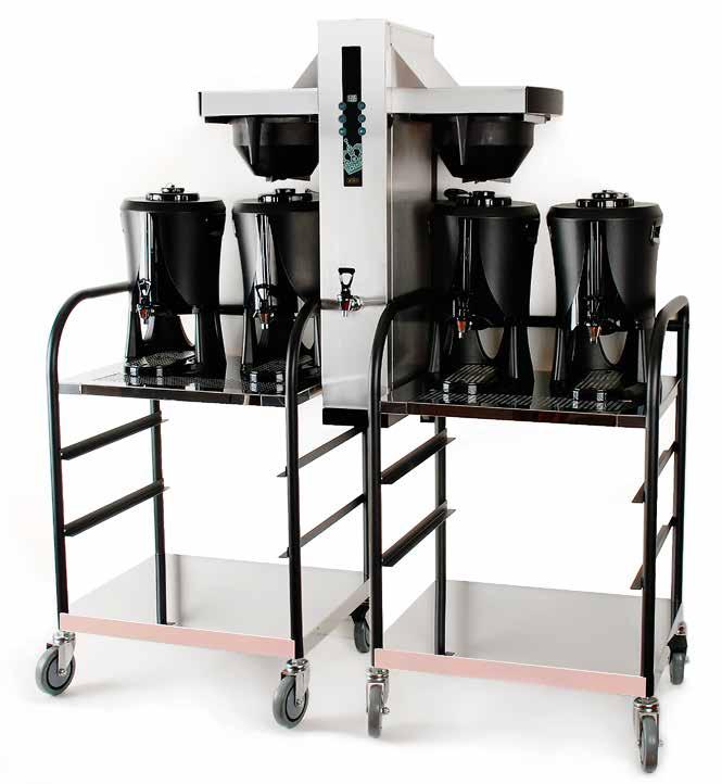 Kaffebryggare 03-M2 Kaffebryggare CQ M2 enkel manuell 2 värmeplattor 205x360x430 230V - 2,39 kw 03-DM4 Kaffebryggare CQ DM4 manuell 4 värmeplattor 410x360x430 400V - 4,78 kw 03-A2 Kaffebryggare CQ A2