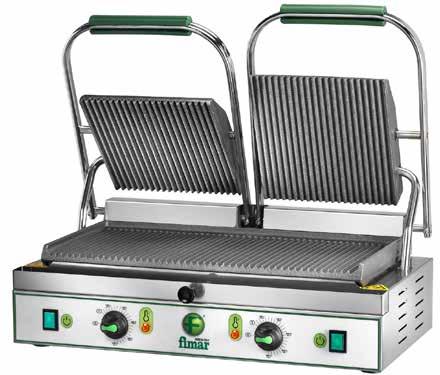 - 2,75 kw 08-CRP42 2 hällar 2x400 mm 810x470x120 400V - 5,50 kw Kogi klämgrillar Är smidiga och enkel att använda.