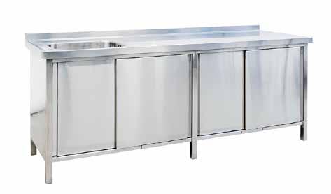 Lagerhyllor Tillverkas i 1 mm rostfri plåt eller natureloxerad 1,5 mm aluminiumplåt.