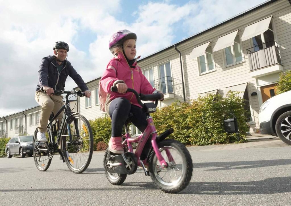 En plats att växa upp på Bilden visar ett kvarter i