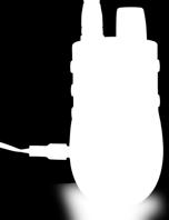 Den handhållna enheten sätts på automatiskt. 4. Ladda den handhållna enheten i upp till två timmar den första gången och alla andra gånger därefter. Den skadas inte om den laddas i mer än två timmar.