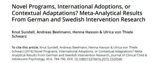 Skolbaserade preventionsprogram: 81% av skolorna gjorde anpassningar (Hallfors & Godette, 2002), upp till 80% av komponenterna togs bort