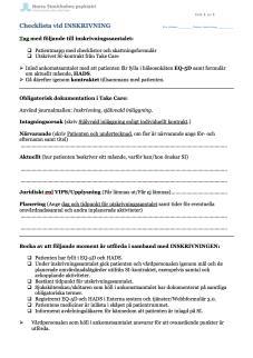 personlighetssyndrom, och en preliminär plan gjordes för att möjliggöra forskningen