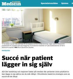 v=w3p7kuhtkiu 2016-12-04 SVT Nyheter - Stockholm Lägg in dig själv om du mår psykiskt dåligt SVT gjorde ett reportage om SI efter att