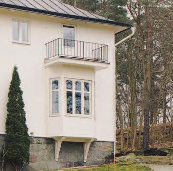 Fönstersättning och entrésituationer utformas utifrån sekelskiftes villan och dess kvalitéer, samt målet av en sammahållen variation och