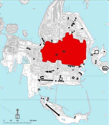1875 1935 (bostadssocialt program) 4. 1936 Skede 1 och 2 karakteriseras av en småskalig bebyggelse till övervägande del uppförd i trä.