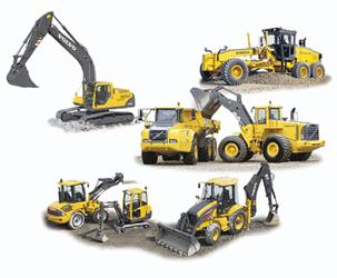 Figur 3. Exempel ur Volvo Construction Equipments produktutbud Framtiden ser ljus ut för VCE som under 2006 ökade sin försäljning med 22 procent jämfört med samma tid året innan.