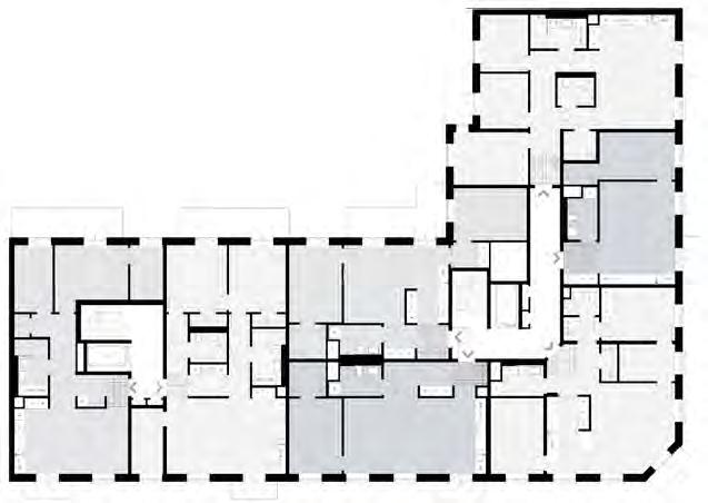 -110 70 m² -110 71 m² vardags vardags vardags vardags Plan Här finns 7 st lägenheter mellan - Balkonger mot torget, gatan och gården.