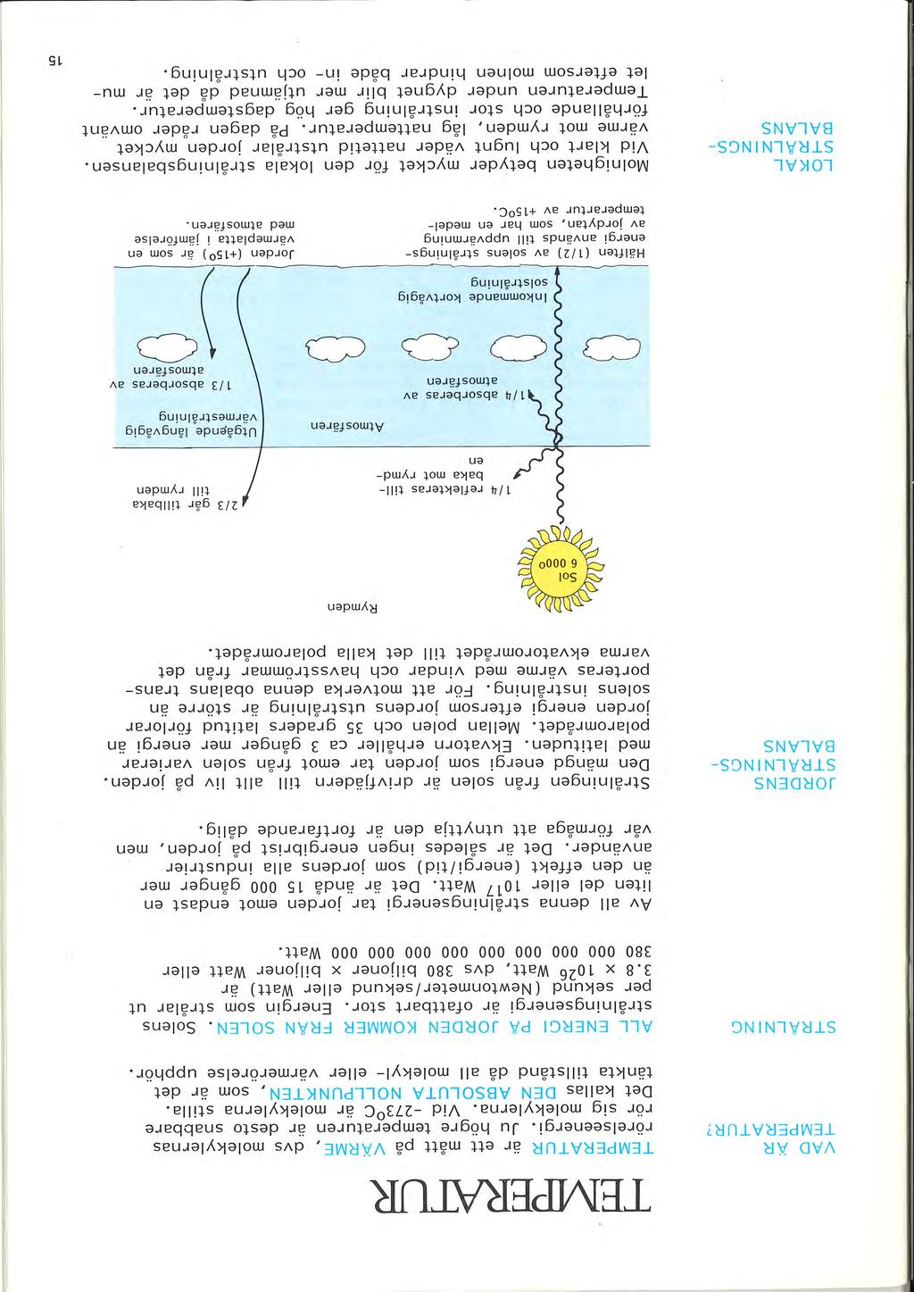 VAD ÄR TEMPERATUR? TEMPERATUR TEMPERATUR är ett mått på VÄRME, dvs molekylernas rörelseenergi. Ju högre temperaturen är desto snabbare rör sig molekylerna. Vid -273 C är molekylerna sti I la.