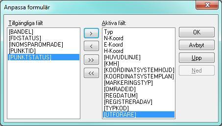 Fler attribut kan anges.