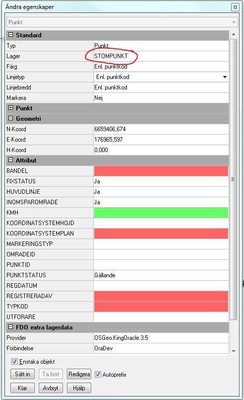 10 Spara nya punkter till databasen För att spara nya stompunkter till databasen läggs dessa in på något sätt.