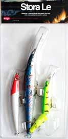 DRAGSATS SOLGEN ART NR: 88-540141 SPINNARE, SKEDDRAG, WOBBLER OCH MUKWOBBLER.