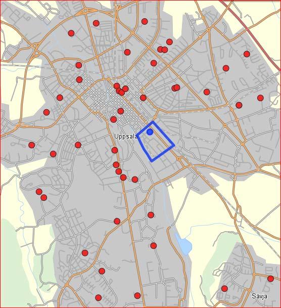 lösa behovet. Flera förskolor planeras på andra platser i närområdet men en skola behöver även en idrottshall vilket begränsar möjliga områden för placering av en grundskola.