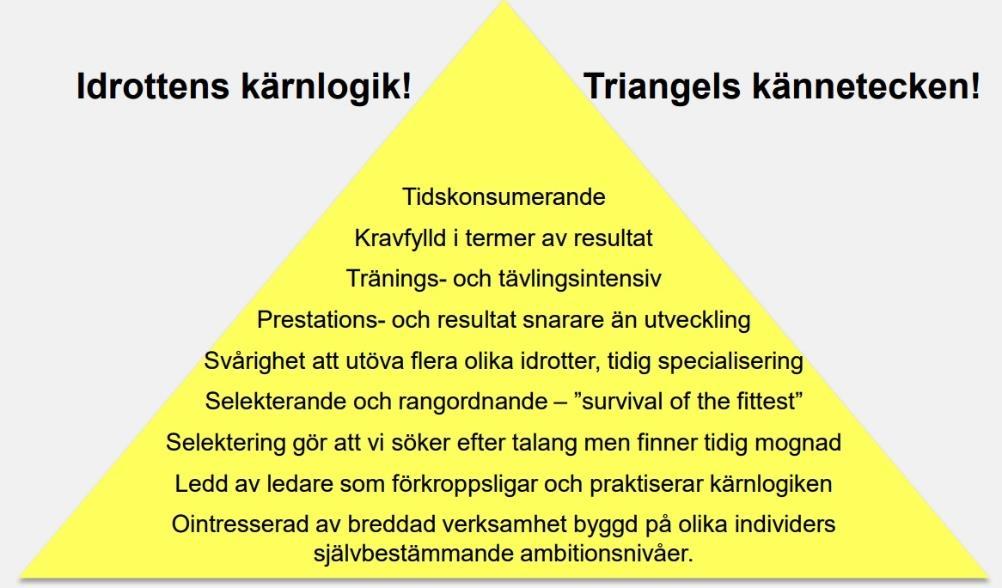 Fler hittar sin plats inom föreningen och fler har tid att utvecklas till sin fulla potential Hur kan vi använda forskningen om