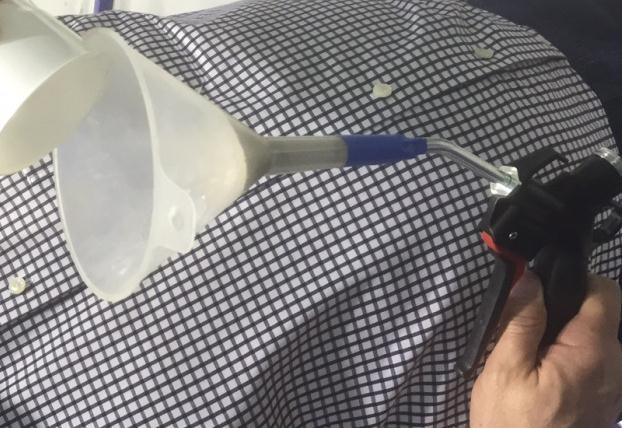 Dessa ingredienser har blandats, 15 ml av varje ingrediens.