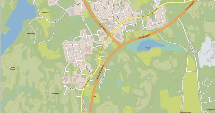 KARTA Köranvisning från Mariehamn: Ta Nya Godbyvägen (landsväg 2) mot Godby. Ca 400 meter före avfarten till Getavägen (Godbycenter) sväng höger in på Bolvägen. Fastigheten är direkt till vänster.