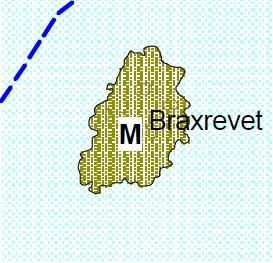 Braxrevet har i strandgeneralplanen planlagts med M-beteckning, vilket anger jord- och