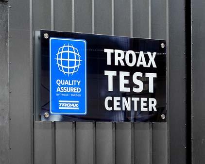 19 Kvalitetssäkring Kvalitetstestning förbättrar säkerheten Troax maskinskydd erbjuder säkerhet för människor och maskiner.