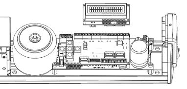 Rotera LCD displayen Från fabrik så kommer automatiken med displayen monterad på vänster sidan enligt (Fig B. och Fig. C).