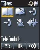 Innan du börjar använda telefonerna Funktionsmenyer Tryck på /MENU eller på [MITTEN]/[ENTER] för att visa huvud- och undermenyer.