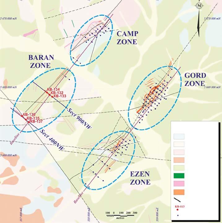 Auriants tillgångar Geologi Licensområdet Kara-Beldyr ligger i östra delen av Altai Sayan orogena bältet samt västra delen av det Mongol Okhotska bältet.