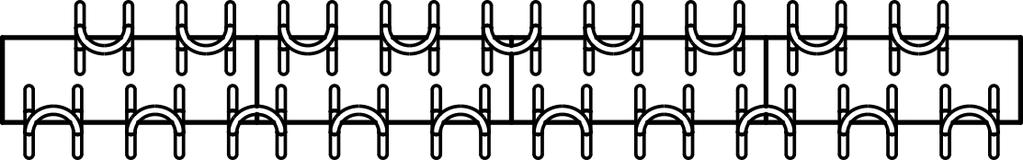 Cykelställ Arc Specifikation Stomme: Färg: Fastsättning: Strängsprutad aluminium Pulverlackering.