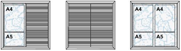 Modell D 525x525 mm 13 mm spår: 30 st, 2 x 30 st spår 19 mm spår: 20 st, 2 x 20 st spår Enbart anslag 2xA4 + 2xA5 IN-D-160300-601 Informtavla D 525x525 Natur 30st 1213mm spår + kladdkork, Cyl