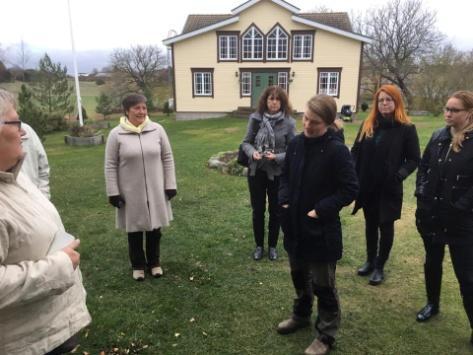 Besöket bestod av möte med Ålands landskapsregering och studiebesök.
