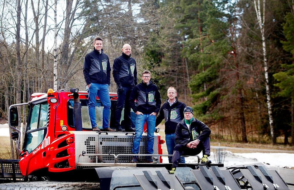 Vilsta Skidstadion 2.0 Johan Gustavsson, Per Åkerlund, Arvid Rinaldo, Martin Nyrén, Leif Mathisen.