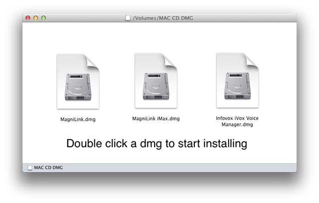 5 Installation av mjukvaran För att installera MagniLink S på din Mac, stoppa in USB-stickan med programvaran i ett utav datorns USB-uttag.