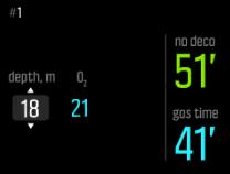 3.13. Dykplanerare Dykplaneraren i Suunto EON Core hjälper dig att snabbt planera ditt nästa dyk.