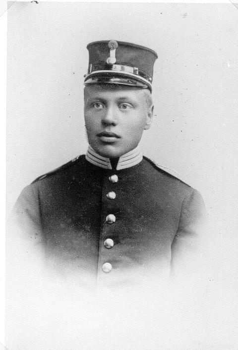 Axel Eriksson Vadet Syllerstorp. Axel i Vadet.