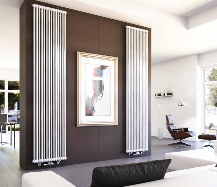 Tekniska data En 1 m lång radiator består av 22 sektioner.