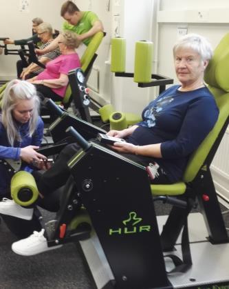 höftmått Balans Funktionella test gånghastighet uppstigning från stol Muskelstyrka 4 Närvårdarstuderanden handleder seniorer 80 år 5