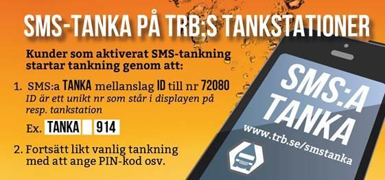 Jahncke 0243-25 78 11 eller Caroline Norell 0243-25 78 21 Kundinloggning Mina tankningar Som tankande kund hos oss med ett TRB-kort erbjuder vi inloggning till sidan Mina tankningar.