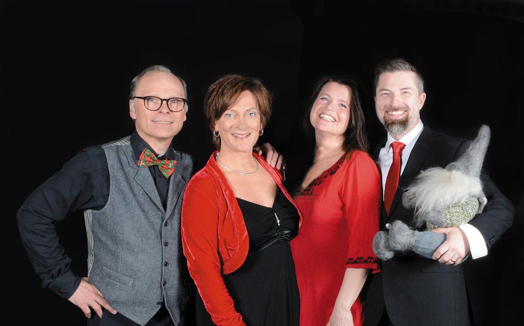 Musik Traditionella och otraditionella julsånger - Offentliga arrangörer - Kultur i vården Nov/dec 2018 QUINTET NOËL Anna Brandt sång, violin Astrid Åslin piano, sång, dragspel Jan Löfgren sång