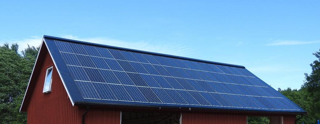 3.3.1 Byggnadsintegrerade solcellspaneler På ett tak på en byggnad finns det olika sätt att placera solcellspanelerna på.