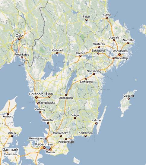 Material och metoder Etableringsmätningar i höstraps - R2-4143 Planträkningar och andra fältmätningar som gjordes under hösten är genomförda i försöksserien R2-4143 som finns på tre platser runt om i