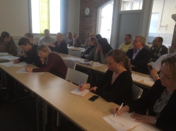 respektive organisationer på workshop 1 i april.