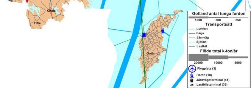 En stark tillväxt sker dock inom logistikanläggningarna i och runt Arlanda och den kombiterminal som finns i Rosersberg.
