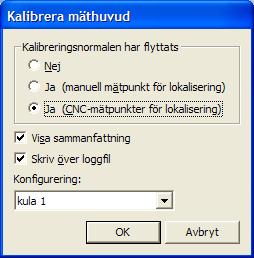 Gör ett kalibreringsprogram Starta med ett tomt program. Nedanstående steg används för att lokalisera kalibreringsnormalerna.