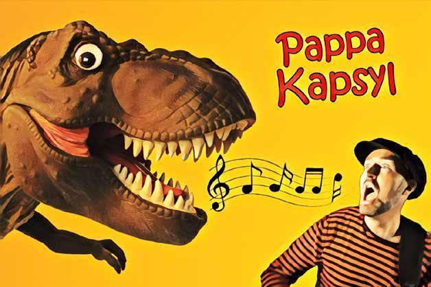 ÅK 1: MUSIKFÖRESTÄLLNING - MELODInosaurieFestivalen MELODInosaurieFESTIVALEN - Världens äldsta musiktävling Pappa Kapsyl bjuder på en kavalkad av sina bästa dinosaurielåtar i en fartfylld och rolig