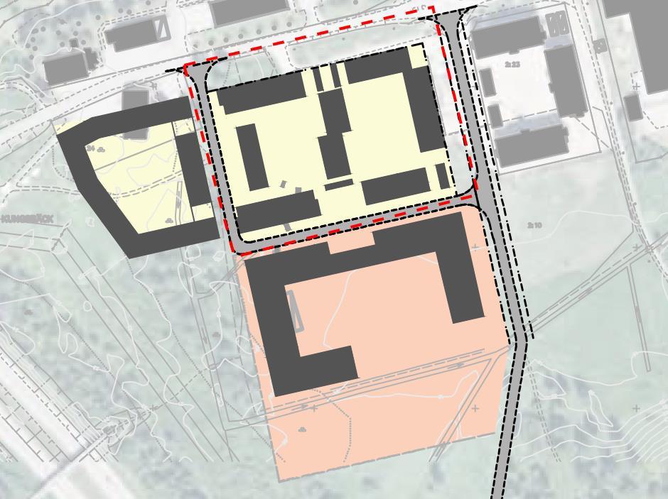 Närliggande planerade områden i
